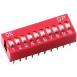 10-Pin Dip Switch - Motorobit