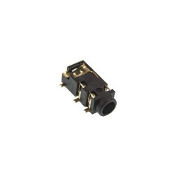 3.5mm Stereo SMD Jack Dişi - Siyah - Motorobit