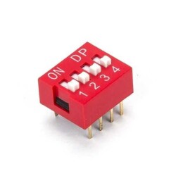 4-Pin Dip Switch - Motorobit