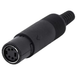 4 Pin Dişi Mini DIN Konnektör - Motorobit