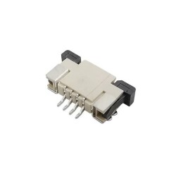 4 Pin SMD Flat Kablo Yuvası 1mm Pin Aralığı - Motorobit