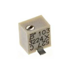 500K Çok Turlu SMD Trimpot - 3224W - Motorobit