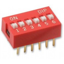 6-Pin Dip Switch - Motorobit