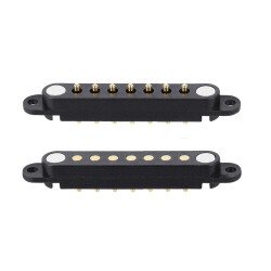 7-Pin 2.54mm Pogo Pin Manyetik Konnektör Takımı - Kulaklı - Motorobit