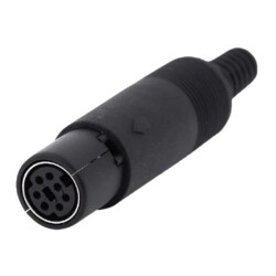 7 Pin Dişi Mini DIN Konnektör - Motorobit