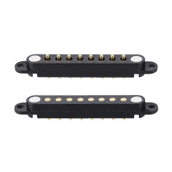 8-Pin 2.54mm Pogo Pin Manyetik Konnektör Takımı - Kulaklı - Motorobit