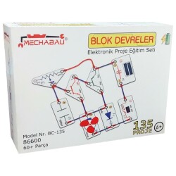 Blok Devreler Elektronik Eğitim Seti - 135 Proje - Motorobit