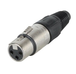 Canon / XLR 3 Pin Jack - Dişi - Motorobit