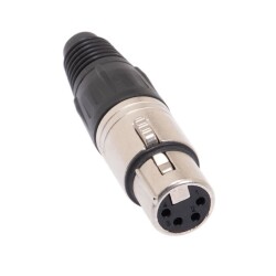 Canon / XLR 4 Pin Jack - Dişi - Motorobit
