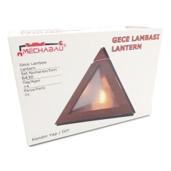 Demonte Ahşap Gece Lambası - Kendin Yap DIY - Motorobit