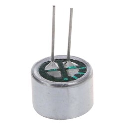 Elektret Kapasitif Mikrofon Kapsülü 9.5mm - Motorobit