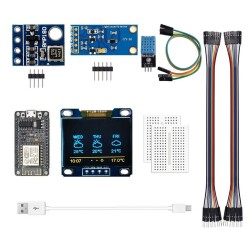 ESP8266 Hava Durumu Ölçüm Seti - Demonte Sıcaklık Nem ve Basınç Ölçer - Motorobit
