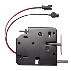 K02 12V 2A Manyetik Selenoid Kilit - İtme Yaylı - Motorobit