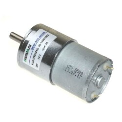 KGB37 12V 30Rpm 37mm Redüktörlü Eksantrik Dc Motor - Keskinler