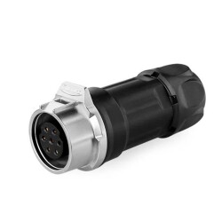 LP-16-J07PP-01-001 7-Pin Su Geçirmez Konnektör - Dişi - CNLINKO