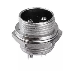 Mike Konnektör 2-Pin 16mm - Erkek - Motorobit