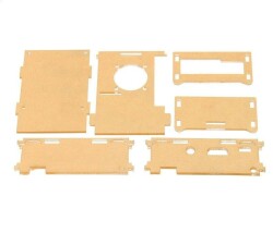 Raspberry Pi 3/2/B+ Şeffaf Muhafaza Kutusu - Motorobit