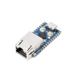 RP2040-ETH Mini Ethernet Geliştirme Kartı - WaveShare