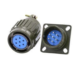 Y21M 7 Pin Askeri Tip Konnektör Takımı - Motorobit